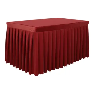 Center Table Cover Velvet Maroon (1.6"x3')