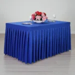 Center Table Cover Velvet  Royal Blue (1.6"x3')