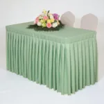 Center Table Cover Velvet  Pista-Geen (1.6"x3')