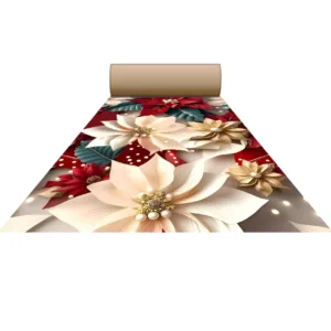 Non Woven Digital 3D & 5D Wedding Carpets, Marriage Hall, Events, Exhibitions,Functions and other commercial use  (Model-2576) Size-5 Feet & 10 Feet, Length-45MTR