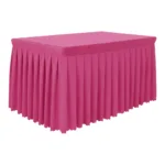 Center Table Cover Velvet DL-Pink (1.6"x3')