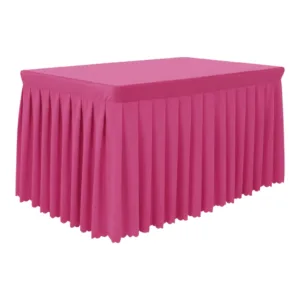 Center Table Cover Velvet DL-Pink (1.6"x3')
