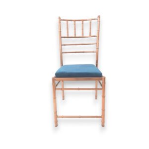 Chair for Tent & Wedding function, Banquet Hall, Marriage Hall & Other Commercial Use in Golden Polish with Velvet Seat (Model-1202)