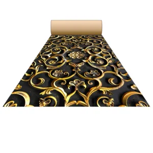 Non Woven Digital 3D & 5D Wedding Carpets, Marriage Hall, Events, Exhibitions,Functions and other commercial use  (Model-2401) Size-5 Feet & 10 Feet, Length-45MTR