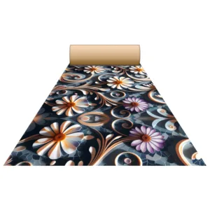 Non Woven Digital 3D & 5D Wedding Carpets, Marriage Hall, Events, Exhibitions,Functions and other commercial use  (Model-2407) Size-5 Feet & 10 Feet, Length-45MTR