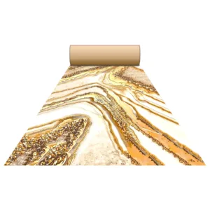 Non Woven Digital 3D & 5D Wedding Carpets, Marriage Hall, Events, Exhibitions, and other commercial use  (Model-2416) Size-5 Feet & 10 Feet, Length-45MTR