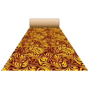 Non Woven Digital 3D & 5D Wedding Carpets, Marriage Hall, Events, Exhibitions, & other Commercial use  (Design-2426) Size-5 Feet & 10 Feet, Length-45MTR
