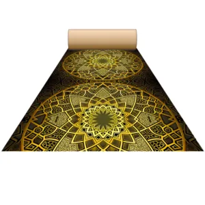 Non Woven Digital 3D & 5D Wedding Carpets, Marriage Hall, Events, Exhibitions, & other Commercial use  (Design-2427) Size-5 Feet & 10 Feet, Length-45MTR