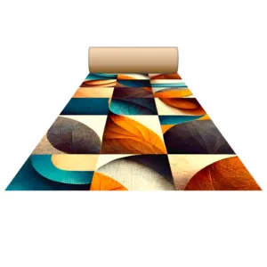 Non Woven Digital 3D & 5D Wedding Carpets, Marriage Hall, Events, Exhibitions, & other Commercial use  (Design-2437) Size-5 Feet & 10 Feet, Length-45MTR