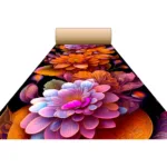 Non Woven Digital 3D & 5D Wedding Carpets, Marriage Hall, Events, Exhibitions,Functions and other commercial use  (Model-2568) Size-5 Feet & 10 Feet, Length-45MTR