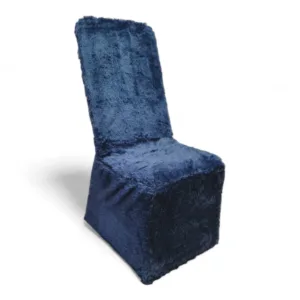 Chair Cover Hi-Back in  Farr Velvet More-Peach color